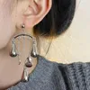 Baumeln Ohrringe Metall Silber Farbe Droplet Quaste Drop Für Frauen Mädchen Mode Design INS Koreanische Partei Schmuck Geschenke