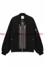 Kurtki męskie Multi Zipper Flight Coat Parkas Men Men 1 1 Wysokiej jakości czarne kurtki J231115