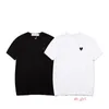 Cdg T-shirt pour hommes Love Men's Designer Nouveau T-shirt Lâche Motif T-shirt Lettre de poitrine derrière le coeur Hip Hop Fun Chemise imprimée 6 T7XD