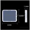 Outros organização de armazenamento doméstico caixa de cartão de memória caixa protetora para Sd SDHC MMC XD Cf Shatter Container Branco Transparente Drop Deliv Dhqar