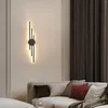Vägglampa led moderna lampor enkla nordiska akryl inomhus ljus sovrum sovrum vardagsrum bakgrund hem dekoration