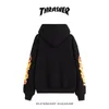 Designer Hoodie Trapstar Flame Unicorn Arm Par Hooded Sweatshirt Storlekar S-XXL123