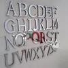 Adesivos de parede letras inglesas acrílico espelho 3d diy adesivos de parede casa personalidade moderna casa adesivo inovador carta personalização 231211