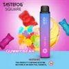 TasteFog Square 3500 Puffs Vape jetable avec batterie rechargeable de 650mAh