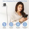 65W 3-Port Super Fast Charger لـ Samsung Galaxy S23 Note 20 Charger Charger Block EP-T6530 PD USB محول مع حزمة البيع بالتجزئة Izeso