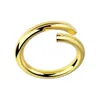 Designer Nail Ring Luxury Car Jewelry Midi Love Rings for Women Titanium Steel Alloy Fashion Classic Titanium Steel Gold Silver Rose Color Size 5-10