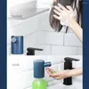 Liquid Soap Dispenser Non-Contact Gel Vanity Basin Automatic Hand Wash Dispensing Device Mini Rechargeable Electric Bottle Opening