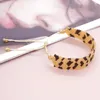 Bracciale con perline a forma di cuore, stampa leopardata, design, geometria, originalità, lavorazione a mano, marea regolabile, semplice perla di riso