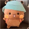 Pluszowe lalki Kawaii Bubu i Dudu Panda Cute Plushie Doll Cartoon Bear Fophed Soft Pillow Toy For Kid