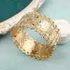 Bangle Dames Manchet Muntarmband Arabische Etnische Bruiloft Sieraden Pols Algerijnse Stijl Bruidsarmbanden