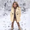 Cardigan Toddler Kids Kids Girls Windproof Winter Winter Solid Coat There Whare Outwear Aways Collections بين Girsl Boys Birthday Party 231211