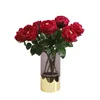 Decorative Flowers 4/6/8pcs High Quality Austin Rose Fake Flower Arrangement Artificial Table Decoration For Wedding Home Decor Mariage