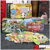 Puzzle 100 Pezzi Puzzle in Legno per Bambini Cartoon Puzzle per Bambini Apprendimento Educativo Giocattoli Interattivi per Bambini Regali di Natale Drop Del Dhang