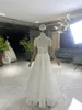 Glitter Mermaid Wedding Dresses With Detachable Train Strapless Dubai Women Modern Bridal Gowns 2023 Vestido De Novia