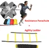 6m 12 Rung Agility Ladder Resistance Parachute Agility Training Set för fotboll Fotboll Speed ​​Running Training Power Operting4317390