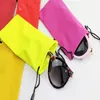 Yeni varış 500 pcs lot su geçirmez cep telefonu çantası güneş gözlüğü çantası yumuşak gözlük çanta gözlükleri