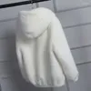 Pele feminina zxryxgs casaco de pelúcia falso para mulheres jaquetas 2024 temperamento tendência outono inverno com capuz fino elegante