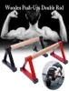 Parallette in legno Set Pushup Parallele Barre Stretch Doppia asta Supporto Calisthenics Handstand Anti Gravity Attrezzature per il fitness F20 Y26324436