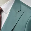 Men s kostymer blazrar passar äkta affärsgentleman italiensk smal kostym brudgum bröllop blouson kostym homme giacca uomo elegante storlek m 5xl 231211