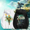 Zelda Efsanesi Krallık Gözyaşları Oyun Çevreselleri Bağlantılar Kapşonlu Sweatshirt Erkek Sonbahar Gevşek Ceket Kadın Gelgit