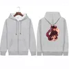 Heren Hoodies Genshin Impact Hu Tao Print Capuchon Plus Size Zip Hoodie Mannen Vrouwen Sweatshirts Harajuku Herfst Winter Warm Unisex Trui