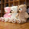 Bonecas de pelúcia 100130cm gigante urso americano brinquedos animais de pelúcia boneca travesseiro crianças meninas dia dos namorados aniversário bebê presente 231211