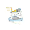 Baby Walkers Walker With 6 Mute Rotating Wheels Anti Rollover Mtifunctional Child Seat Walking Aid Assistant Toy14982014 Drop Delivery Dhvnz