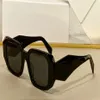 17W 여성을위한 블랙 그레이 스퀘어 선글라스 여름 음영 패션 태양 안경 UV400 보호 안경 Box3254