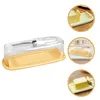 Dinnerware Sets Sealed Box Butter Tray Holder For Refrigerator Dish Small Container Cheese Storage Keeper Cupcake Containers