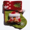 Santa Claus Gift Snowman Christmas Stocking med 30 Small Pocket Christmull Decoration Socks344y