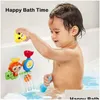 Bath Toys Baby Toy Sunction Cup Track Water Games Children Bathroom Monkey Caterpilla Shower For Kids Birthday Gifts Drop Delivery Mat Dhfv8