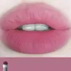 Lip Gloss Velvet Matte Air Cushion Glaze Soft Brush Waterproof Lips Smooth Long-Lasting Moisturizing Sexy Non-Stick Cosmetics Cup X0J8