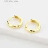 Stud Andywen 925 Sterling Silver Gold Pure Thick Hoops Women Rock Punk Loops Earring Piercing Pendiente 2022 Nya klipp Wedding Present YQ231211