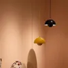 Designer dinamarquês pendente luz verner panton vaso amarelo lâmpada pingente criativo minimalista crianças quarto luzes de cabeceira lamp316h