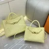 Маленькая веревка Botegas Spring Venetas Woven One Andiamo Design Tote Металлическая дизайнерская кожаная сумка с пряжкой Tote Женские сумки на плечо Ручные сумки Женская большая вместимость Ktpw