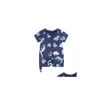 Rompers Enfants Contes Marque Vêtements Fruit Modèle Bébé Combinaison À Manches Courtes Infantile Barboteuse Garçon Fille Zip Sleepsuit G1221 Drop Livraison M Otemd