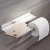 Toilet Paper Roll Paper Holder Stainless Steel Wall-mounted Bathroom Toilet Paper Holder Aluminum Accessories Hanging Type275g