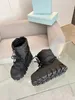 Tasarımcı Lüks Botlar Erkek Kadın Ayakkabı Platformu İnce Base Konfor Kabartmalı Patent Deri Katırlar Bakır Üçlü Siyah Pembe Fildişi Kış 1209