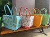 Storage Bags Waterproof Bogg Beach Bag Solid Punched Organizer Basket Summer Water Park Handbags Large Women's Stock Gifts GC2090