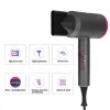 NEW Top Quality Hair Dryer Negative Ions Hammer Blower Electric 6 Styling Attachments With Gift Box LL