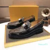 Zapatos de vestir clásicos de alta calidad para hombre, mocasines, zapatos informales transpirables para hombre, zapatos planos de diseñador de boda para conducir de cuero