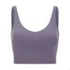 LL-22 YOGA BRA Align Tank Womens Sport Classic Popular Fitness Butter Soft Tank Gym Crop Yoga Vest Beauty Back Sock Proof med avtagbar bröstkudde Hela