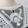 Scarves Detachable Crochet Flower Pattern Collar Beach Summer Hollow Decorative