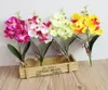 28cm 4heads Artificial Butterfly Orchid Flower Branch Home Garden Decoration Diy Wedding Flower Wall Arches Fake Flowers Flores2918048533