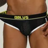 Cuecas Cmenin Briefs para homens algodão oco respirável jockstrap calcinha sexy troncos gays roupa interior masculino u bolsa deslizamento