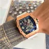 Ki Montre de Luxe Factory Quality Quartz Watchesスポーツクロノグラフ防水快適なゴムストラップオリジナルクラスプスーパーラミン221Q