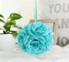 Beaucoup de couleurs Belle fleur de soie artificielle Rose boules pièce maîtresse de mariage Pomander Bouquet décorations de fête décoration de noël 3022469