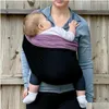 Carriers Slings Backpacks S Style Baby Sling Cotton Soft Elastic Infant Toddler Scarf Easy To Wear 231010 Drop Delivery Kids Maternity Dhrtf