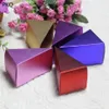 Cadeau cadeau 50pcs carton créatif papier gâteau boîte triangle artisanat emballage bricolage décoration à la main carton pour mariage supply234j