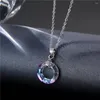 Pendentif Colliers 10pcs / lot Mode élégante goutte d'eau étoile géométrique zircon pour les femmes mélange style anniversaire bijoux cadeaux de fête